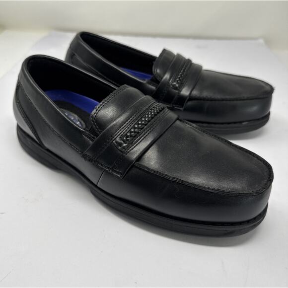 Dr. Scholls Gel Cushion Slip On Loafers Comfort Shoes Black 42V Men 8D Preppy - Picture 4 of 15
